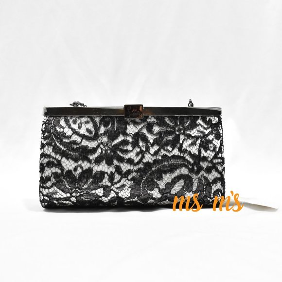 NWT Christian Louboutin Lace Crossbody Clutch - Picture 5 of 8